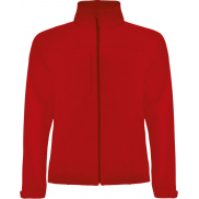 Rudolph kurtka unisex typu softshell, l, czerwony