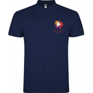 Star koszulka męska polo z krótkim rękawem 200 g/m², xl, niebieski
