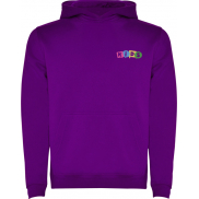 Urban dziecięca bluza z kapturem 280 g/m², 3/4, fioletowy
