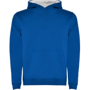 Urban dziecięca bluza z kapturem 280 g/m², 3/4, niebieski, biały