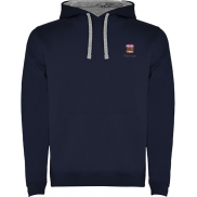 Urban dziecięca bluza z kapturem 280 g/m², 9/10, niebieski, szary