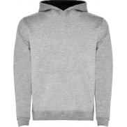 Urban dziecięca bluza z kapturem 280 g/m², 3/4, szary, czarny
