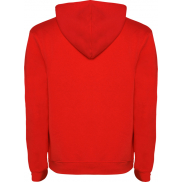 Urban dziecięca bluza z kapturem 280 g/m², 3/4, czerwony, czarny