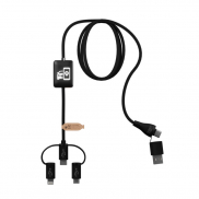 SCX.design C48 CarPlay kabel do ładowania 5 w 1 , czarny