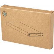 Pep powerbank o pojemności 4000 mAh Type-C z aluminium pochodzącego z recyklingu , czarny