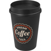 Americano® Switch kubek o pojemności 300 ml z pokrywką 360°, czarny