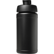 Baseline bidon o pojemności 500 ml z wieczkiem zaciskowym, czarny