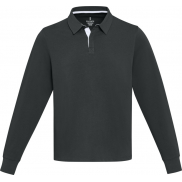 Clyde bluza polo do rugby unisex, xxs, czarny