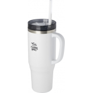Melbourne kubek ze słomką z certyfikatem RCS 1200 ml, biały