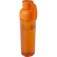Illuminate butelka na wodę z RPET 600 ml, pomarańczowy