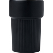 Fika kubek 340 ml z bambusową osłoną, czarny