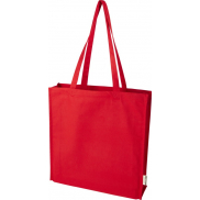Florida torba na zakupy 270 g/m² z dnem 14L, czerwony