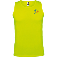 Andre męski podkoszulek sportowy 140 g/m², m, żółty