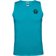 Andre męski podkoszulek sportowy 140 g/m², 2xl, niebieski