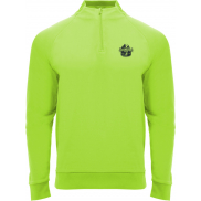 Epiro bluza unisex z długim rękawem i zamkiem błyskawicznym 1/4 200 g/m², m, zielony