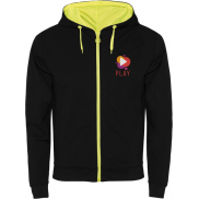 Fuji bluza unisex, l, czarny, żółty