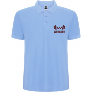 Pegaso Premium koszulka męska polo z krótkim rękawem 220 g/m², 2xl, niebieski