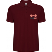 Pegaso Premium koszulka męska polo z krótkim rękawem 220 g/m², s, fioletowy