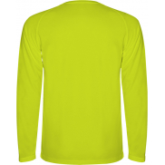 Męska koszulka sportowa Montecarlo z długim rękawem 150 g/m², l, żółty