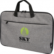 Libra etui na laptopa 2 w 1 o pojemności 3 l wykonane z materiałów z recyklingu z certyfikatem GRS, szary