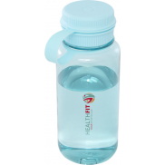 Butelka sportowa Ryder z materiału RPET, z certyfikatem RCS, o pojemności 900 ml, z wielofunkcyjną zakrętką, niebieski