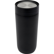 Camden kubek o pojemności 350 ml ze stali nierdzewnej z certyfikatem RCS z ceramiczną wyściółką, czarny