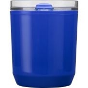 Hudson kubek z podwójnymi ściankami o pojemności 180 ml wykonany z tworzyw sztucznych pochodzących z recyklingu, niebieski