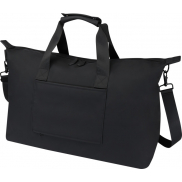 Torba podróżna na laptopa 15,6' Turner z materiałów recyklingowanych GRS, o pojemności 36 l, czarny