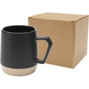 Dolce kubek ceramiczny o pojemności 300 ml z matowym wykończeniem, czarny