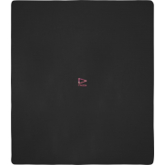 Huggy koc polarowy o wymiarach 220 x 250 cm, czarny