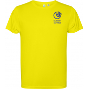 Estoril short sleeve kids t-shirt 125 g/m², 12, żółty