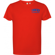 Estoril short sleeve kids t-shirt 125 g/m², 8, czerwony