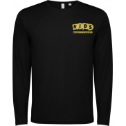 Estoril long sleeve kids t-shirt 125 g/m², 8, czarny