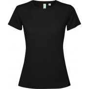 Estoril damska koszulka z krótkim rękawem 125 g/m², 2xl, czarny