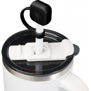 Sip silikonowa osłona słomki , czarny