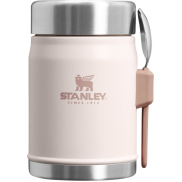 Słoik na żywność Stanley Legendary z łyżko-widelcem, o pojemności 400 ml, różowy