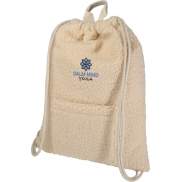 Bear plecak sherpa ściągany na sznurek z recyklingu z certyfikatem GRS o pojemności 9l, piasek pustyni