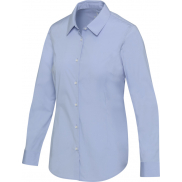 Camelian koszula damska z popeliny 133 g/m², m, niebieski