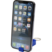 Aggia podstawka pod telefon z recyklingowanego tworzywa sztucznego z sensoryczną zabawką antystresową, niebieski