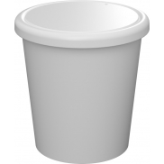 Americano® Piccolo kubek o pojemności 100 ml z pokrywką, biały