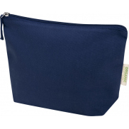 Odisha organiczna kosmetyczka z certyfikatem OCS o gramaturze 180 g/m², 1 l , niebieski