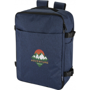 Libra plecak na laptopa o przekątnej 17 cali o pojemności 25 l wykonany z materiałów z recyclingu z certyfikatem GRS, niebieski