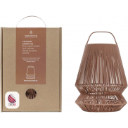 Originalhome Lampion przenośny abażur z recyklingu, czerwony