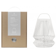 Originalhome Lampion przenośny abażur z recyklingu, szary