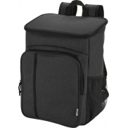 Tundra plecak termiczny z certyfikatem GRS z recyklingu z zestawem sztućców, 20 l, szary