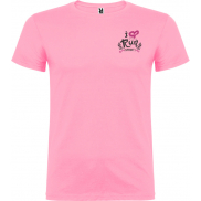 Beagle koszulka męska z krótkim rękawem 155 g/m², 2xl, różowy