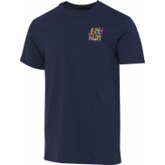 Azurite organiczna koszulka unisex o gramaturze 160 g/m² z krótkim rękawem i certyfikatem OCS, xl, niebieski