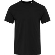 Azurite organiczna koszulka unisex o gramaturze 160 g/m² z krótkim rękawem i certyfikatem OCS, xxl, czarny