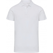 Graphite organiczna koszulka polo unisex o gramaturze 180 g/m², z krótkim rękawem i certyfikatem OCS, l, biały