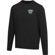 Jasper organiczna bluza unisex z recyklingu o gramaturze 280 g/m² z okrągłym dekoltem i certyfikatem OCS, xs, czarny